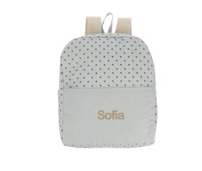 Zaino Personalizzabile Mini Star Grey