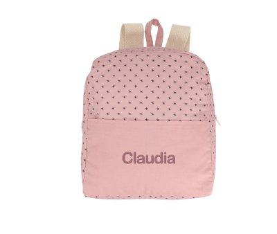 Mini Star Pink Personalised Backpack