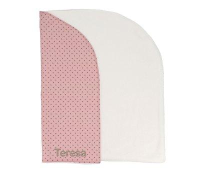 Manta Swaddle Mini Star Pink Personalised