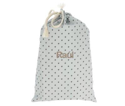 Bolsa Merenda Mini Star Blush Grey Personalizvel