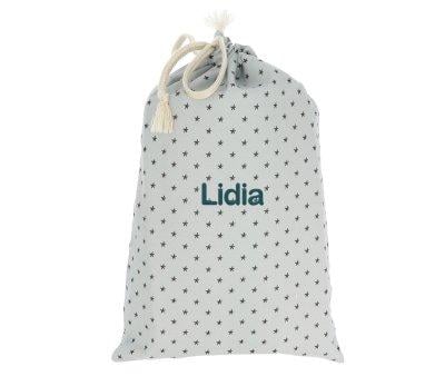 Bolsa Merenda Mini Star Blush Grey Personalizvel