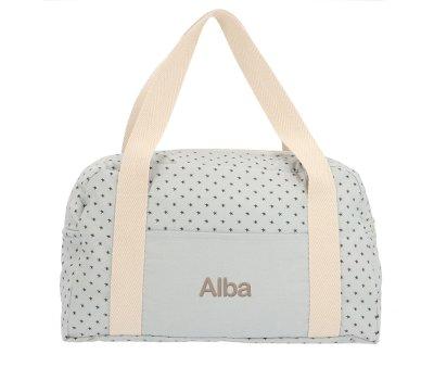 Mini Star Grey Personalised Sports Bag