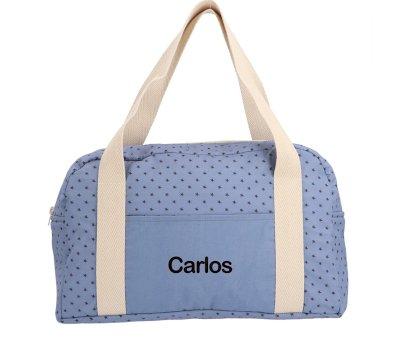 Mini Star Blue Sports Bag Personalised