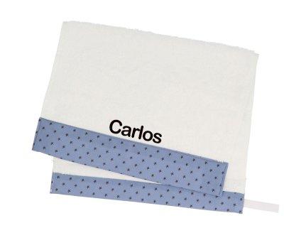 Toalla Guardera Mini Star Blue Personalizable