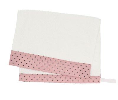 Toalha Creche Mini Star Pink Personalizvel