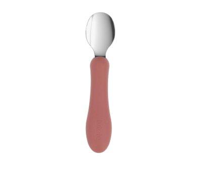 Ciotola Ventosa e Cucchiaio Acciaio Tutete Brick Blush