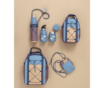 School Backpack Outdoor Blue Shadow