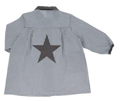 Smock Big Star Vichy Dark Grey Personalised