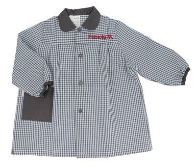 Smock Big Star Vichy Dark Grey Personalised