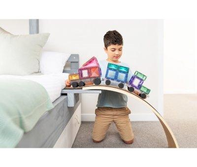 Construccin Connetix Transporte Pastel 50 Piezas