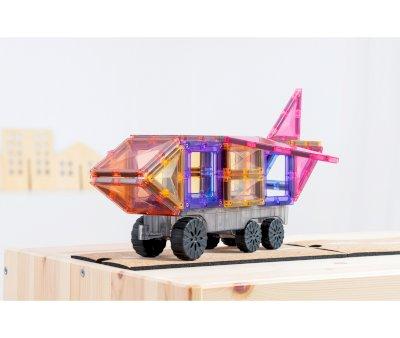 Construccin Connetix Transporte Pastel 50 Piezas