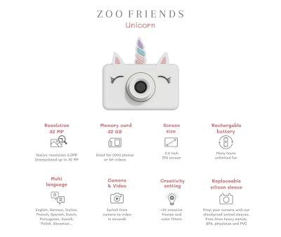 Cmera digital Zoo Friends Unicorn