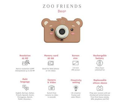 Cmera digital Zoo Friends Unicorn Bear