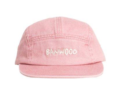 Gorra Banwood Washed 5 Paneles Rosa
