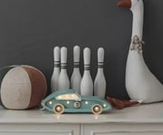Lampada Mini Race Car Retro Blue