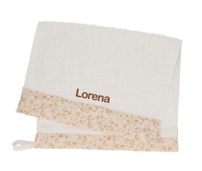 Toalla Guardera Mini Wild Flower Personalizable