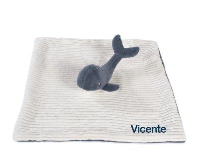 Doudou Balena Nico Personalizzabile