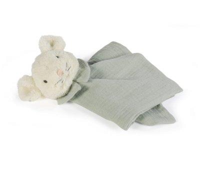 Doudou Little Mouse Poppy Moss Personalised