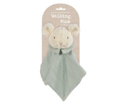 Doudou Little Mouse Poppy Moss Personalised