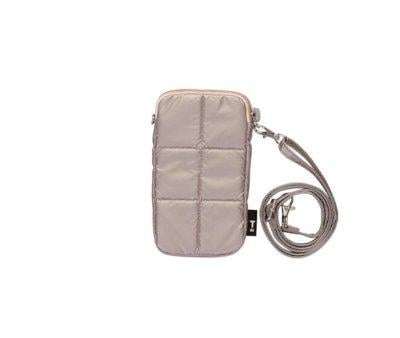 Padded Bag for Phone Light Greige Gold Tinne + Mia