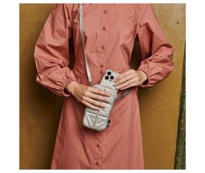 Padded Bag for Phone Light Greige Gold Tinne + Mia