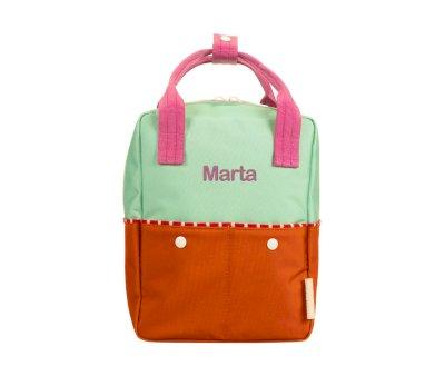 Sac  Dos Maternelle Sticky Lemon Better Together Colourblocking Towel Green + Gravel Orange