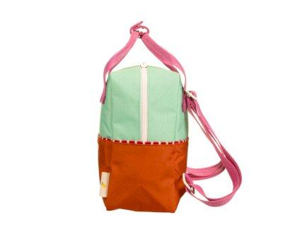 Sac  Dos Maternelle Sticky Lemon Better Together Colourblocking Towel Green + Gravel Orange