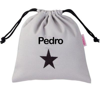 Bolsa Merienda Personalizada Estrella Negra
