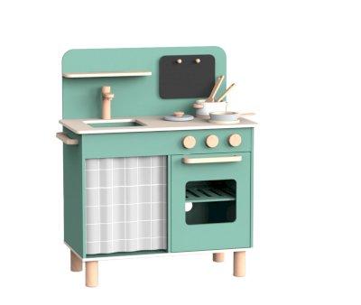 Cocina de Madera Sweden Vintage con Accesorios