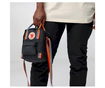 Bolso Kanken Rainbow Sling Black