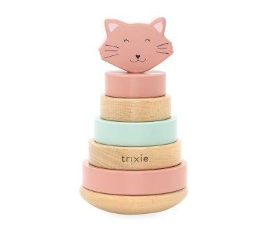 Torre Impilabile Mrs. Cat Trixie Wood Personalizzabile