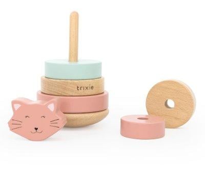 Torre Impilabile Mrs. Cat Trixie Wood Personalizzabile