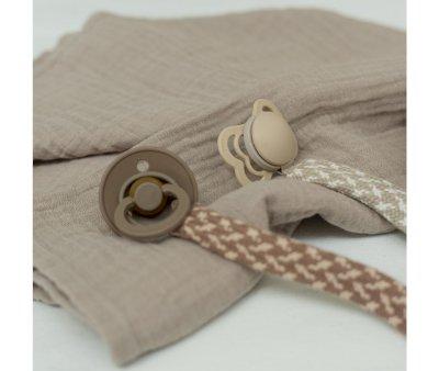 Portasucchietto BIBS Braid Cloud/Iron