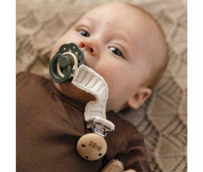 Chupetero BIBS Knitted Ivory