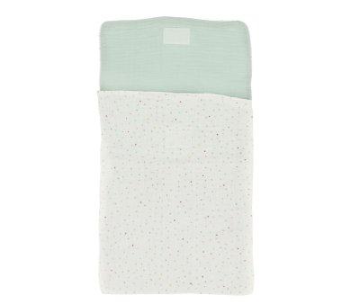 Diaper Bag Rainbow Dots Green Personalised