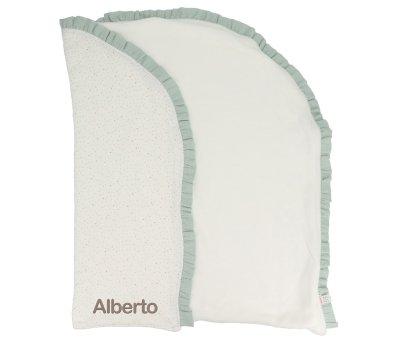 Coperta Wrap Personalizzabile Rainbow Dots Verde