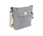 Borsa Cambio con Fasciatoio I love Vichy Nero