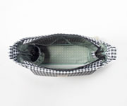 Borsa Cambio con Fasciatoio I love Vichy Nero