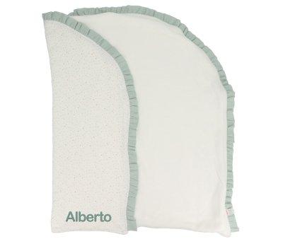 Coperta Wrap Personalizzabile Rainbow Dots Verde