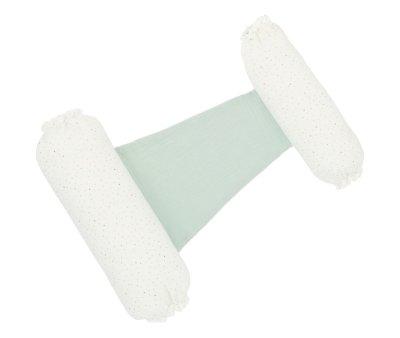 Cojn Antivuelco Rainbow Dots Verde