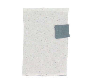 Rainbow Dots Blue Document Holder Personalised