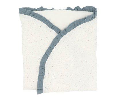 Coperta Wrap Personalizzabile Rainbow Dots Blu