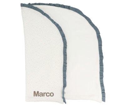 Coperta Wrap Personalizzabile Rainbow Dots Blu