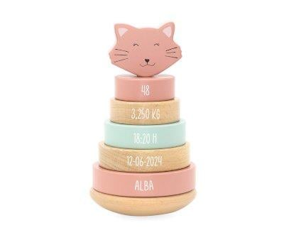 Torre Impilabile Mrs. Cat Trixie Wood Personalizzabile