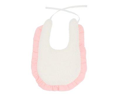 Babero de algodo Folho Personalizvel Dots Rosa