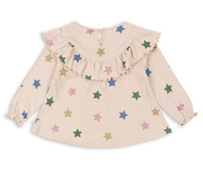 Cotton T-shirt Malli Glitter Gots Star