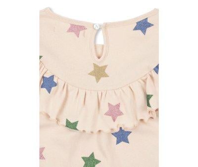 Cotton T-shirt Malli Glitter Gots Star