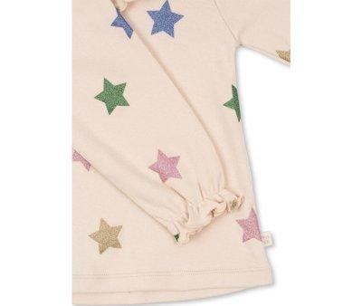 Cotton T-shirt Malli Glitter Gots Star