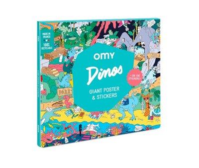 Pster XL Omy + Pegatinas Dinos