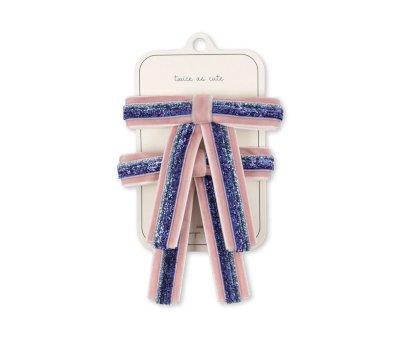 2 Pinzas Grandes para Pelo Velvet Mellow Rose